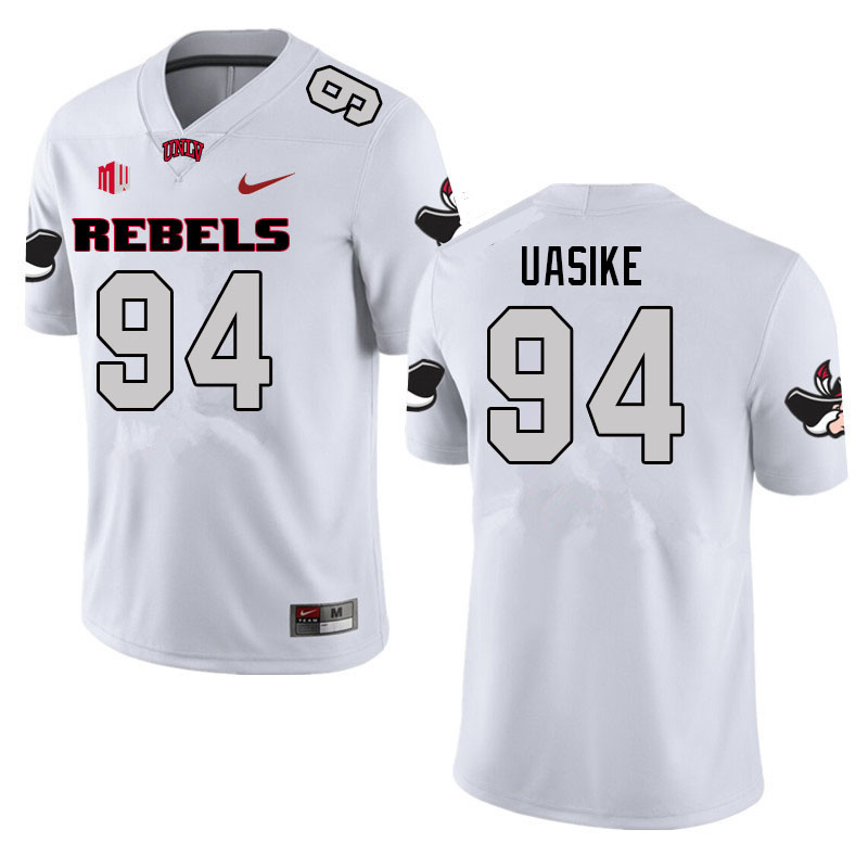 Men #94 Kolo Uasike UNLV Rebels College Football Jerseys Sale-White
